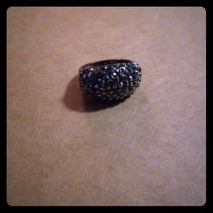 Crystal encrusted ring